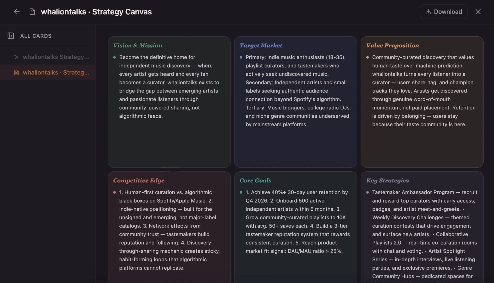 Business Plan Template